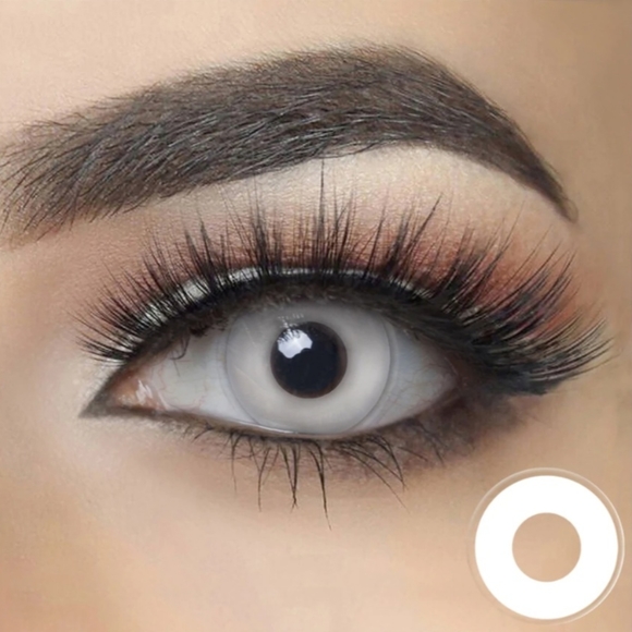 cosplay halloween color eye  red ring, white ring, black ring - Picture 1 of 3